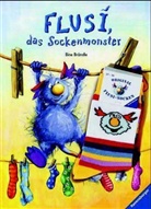 Bine Brändle - Flusi, das Sockenmonster, m. Original-Flusi-Socken (Größe 27-30)