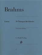 Johannes Brahms, Camilla Cai - Johannes Brahms - 51 Übungen für Klavier