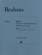 Johannes Brahms, Walter Georgii - Walzer op.39 (vom Komponisten erleichterte Fassung), Klavier