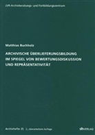 Matthias Buchholz - Archivische Überlieferungsbildung im Spiegel von Bewertungsdiskussion und Repräsentativität