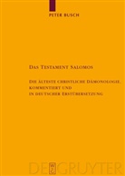 Peter Busch - Das Testament Salomos