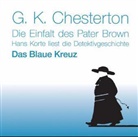 Gilbert K. Chesterton - Die Einfalt des Pater Brown, Audio-CDs: Das blaue Kreuz, 1 Audio-CD (Audiolibro)