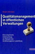 Erwin Christen - Qualitätsmanagement in öffentlichen Verwaltungen