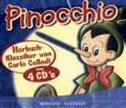 Carlo Collodi - Pinocchio, 4 Audio-CDs (Hörbuch)