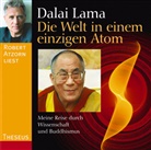 Dalai Lama XIV., Robert Atzorn - Die Welt in einem einzigen Atom, 1 Audio-CD (Audiolibro)