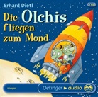 Erhard Dietl, WU, Nils Wulkop, Erhard Dietl, Klaus Dittmann, Stephanie Kirchberger... - Die Olchis fliegen zum Mond, 2 Audio-CDs (Livre audio)
