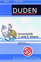 Monika Bornemann - Duden Schülerhilfen: Grammatik, 7. und 8. Klasse