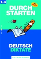 Durchstarten Deutsch: Diktate 1.-4. Klasse Volksschule, m. Audio-CD