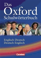 Das Oxford Schulwörterbuch, Englisch-Deutsch / Deutsch-Englisch