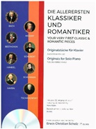 Erwin Chr. Scholz, Erwin Christian Scholz - Die allerersten Klassiker und Romantiker, für Klavier, Auswahlband, m. Audio-CD. Bd.1