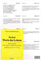 Hans-Joachim Eckstein - Du hast Worte des Lebens, Studienausgabe, Griech.-Dtsch.