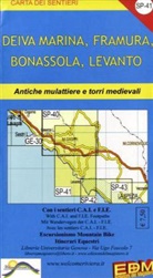 EDM Wanderkarten: EDM Wanderkarte Deiva Marina, Framura, Bonassola, Levanto