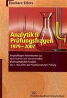 Eberhard Ehlers - Analytik - 2: Prüfungsfragen 1979-2007