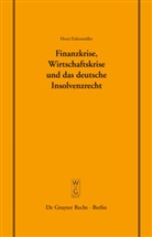 Horst Eidenmüller - Finanzkrise, Wirtschaftskrise und das deutsche Insolvenzrecht