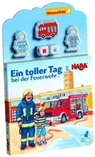 Stefan Seidel - Ein toller Tag bei der Feuerwehr, m. Spielfiguren u. Würfel