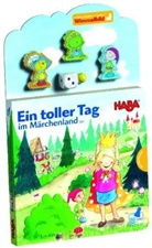 Katharina Wieker - Ein toller Tag im Märchenland, m. Spielfiguren u. Würfel