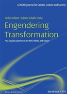 Heike Kahlert, Heik Kahlert, Heike Kahlert, Schäfer, Sabine Schäfer - Engendering Transformation