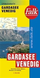 Falk Pläne: Falk Plan Gardasee, Venedig. Lago di Garda, Venezia. Lake of Garda, Venice