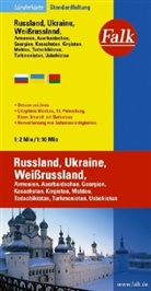 Falk Pläne: Falk Plan Russland, Ukraine, Weißrussland, Armenien, Aserbaidschan, Georgien, Kaschstan, Kirgisistan, Moldau, Tadschikistan, Turkmenistan, Usbekistan. Russia, Ukraine, Belarus, Armenia, Azerbaijan, Georgia, Kazakhstan, Kyrgyzstan, Moldova, Tajikistan, Turkmenistan, Uzbekistan