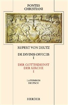 Rupert von Deutz, Rupert von Deutz (Rupertus Tuitensis), Rupert von Deutz [Rupertus &lt;Tuitensis&gt;] - Fontes Christiani, 2. Folge - 33/1: Fontes Christiani 2. Folge. De divinis officiis. Tl.1