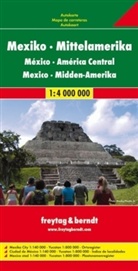 Freytag Berndt Autokarte: Freytag & Berndt Autokarte Mexiko, Mittelamerika. Mexico, Central America. Mexique, Amerique Centrale; Mexico, America Central