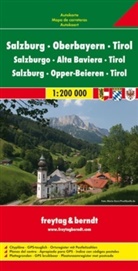 Freytag Berndt Autokarte: Freytag & Berndt Autokarte Salzburg, Oberbayern, Tirol. Salzburg, Upper Bavaria, Tyrol. Salzbourg, Haute-Baviere, Tyrol; Salisburgo, Alta Baviera, Tirolo