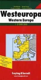 Freytag Berndt Autokarte: Freytag & Berndt Autokarte Westeuropa. Western Europe. Europe occidentale; Europa occidentale