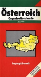 Freytag Berndt Autokarte: Freytag & Berndt Autokarte Österreich, Organisationskarte