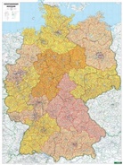 Freytag-Berndt und Artaria KG, Freytag-Bernd und Artaria KG, Freytag-Berndt und Artaria KG - Freytag Berndt Poster, ohne Metallstäbe: Deutschland Postleitzahlen, 1:700.000, Poster. Germany, Post Codes