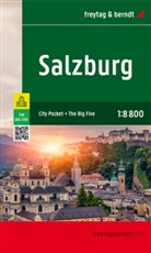 Freytag-Berndt und Artaria KG, Freytag-Bernd und Artaria KG, Freytag-Berndt und Artaria KG - Freytag Berndt Stadtplan: Salzburg, Stadtplan 1:8.800, freytag & berndt. Salzbourg. Salisburgo; Salzburgo