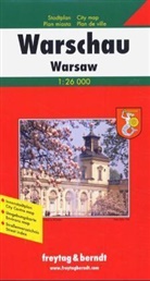 Freytag Berndt Stadtplan: Freytag & Berndt Stadtplan Warschau. Warsaw. Warszawa; Varsovie