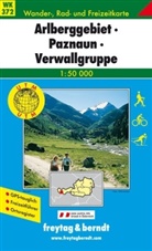 Freytag Berndt Wanderkarten: Freytag & Berndt Wander-, Rad- und Freizeitkarte Arlberggebiet, Paznaun, Verwallgruppe