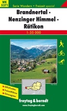 Freytag Berndt Wanderkarten: Freytag & Berndt Wander-, Rad- und Freizeitkarte Brandnertal, Nenziger Himmel, Rätikon