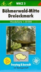 Freytag Berndt Wanderkarten: Freytag & Berndt Wander-, Rad- und Freizeitkarte Böhmerwald-Mitte, Dreieckmark