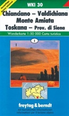 Freytag Berndt Wanderkarten: Freytag & Berndt Wander-, Rad- und Freizeitkarte Chianciano, Valdichiana, Monte Amiata, Toskana, Prov. di Siena