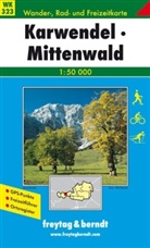 Freytag Berndt Wanderkarten: Freytag & Berndt Wander-, Rad- und Freizeitkarte Karwendel, Mittenwald