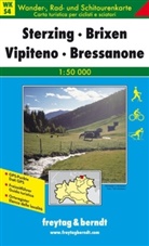 Freytag Berndt Wanderkarten: Freytag & Berndt Wander-, Rad- und Freizeitkarte Sterzing, Brixen, Vipiteno, Bressanone