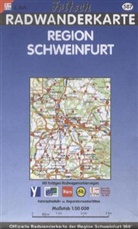 Fritsch Landkartenverlag - Fritsch Karten - Nr.587: Fritsch Karte - Region Schweinfurt, Radwanderkarte