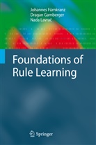 Johanne Fürnkranz, Johannes Fürnkranz, Draga Gamberger, Dragan Gamberger, Draqan Gamberger, Nada Lavra¿... - Foundations of Rule Learning