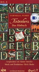 Cornelia Funke, Rainer Strecker - Tintenherz, 4 Audio-CDs. Folge.5-8 (Audiolibro)