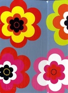 Flower Power, Magneto Blank Book, groß