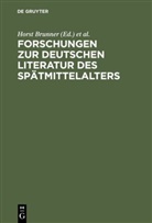 Hors Brunner, Horst Brunner, Williams-Krapp, Williams-Krapp, Werner Williams-Krapp - Forschungen zur deutschen Literatur des Spätmittelalters