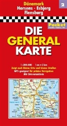 Die Generalkarten Dänemark - Bl.2: Die Generalkarte Dänemark Horsens, Esbjerg, Flensburg