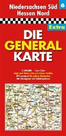 Die Generalkarten Deutschland Extra - 6: Niedersachsen Süd, Hessen Nord