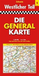 Die Generalkarten Schweiz - 1: Schweiz Westlicher Teil