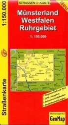 GeoMap Karten: GeoMap Karte Münsterland, Westfalen, Ruhrgebiet