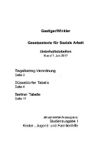 Gesetzestexte für Soziale Arbeit: Aktualisierte Beilage