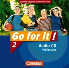 Go for it!, Englisch Sekundarstufe I - Bd.2: 2 Audio-CDs (Vollfassung) (Audio book)