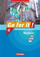 Go for it!, Englisch Sekundarstufe I - 4: Enriched Course, Workbook m. CD-ROM u. Audio-CD (Kurzfassung)