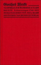 Johann Wolfgang von Goethe - Werke, Weimarer Ausgabe, Nachträge u. Erl. z. IV. Abt.: Briefe, Bibliotheksausg.. Bd.2